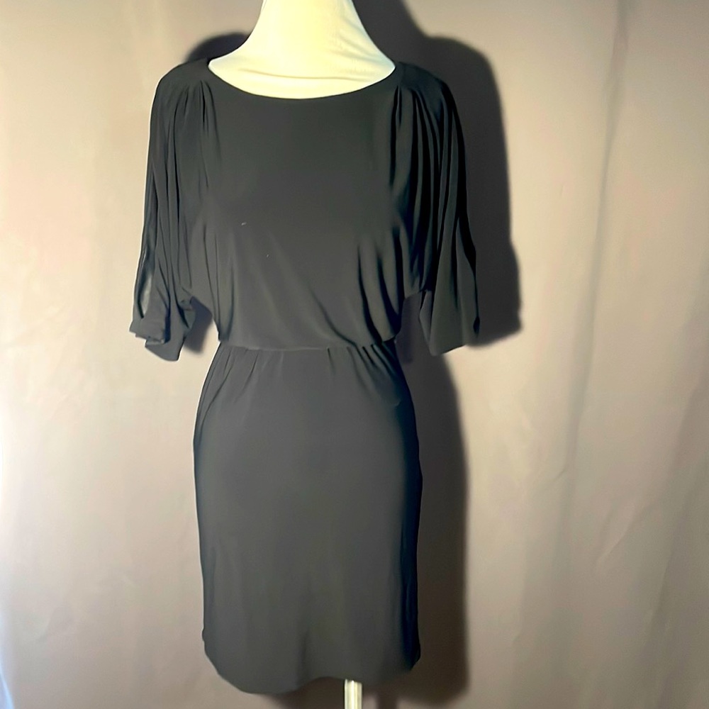 Jessica Simpson cold shoulder midi dress